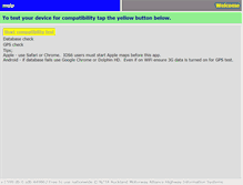 Tablet Screenshot of m.aucklandmotorways.com
